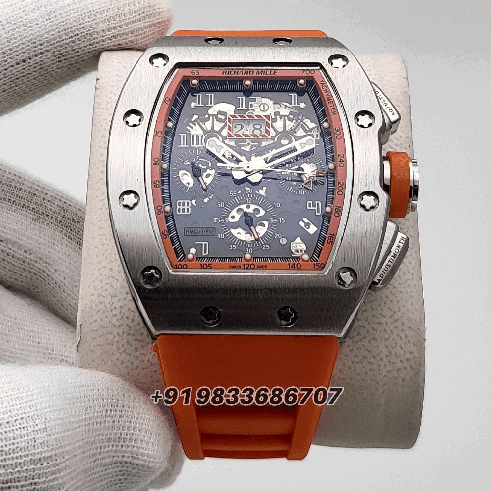 Richard Mille RM 011-FM Flyback Chronograph Orange Rubber